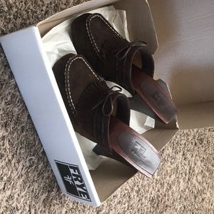 Frye Fringed Clog